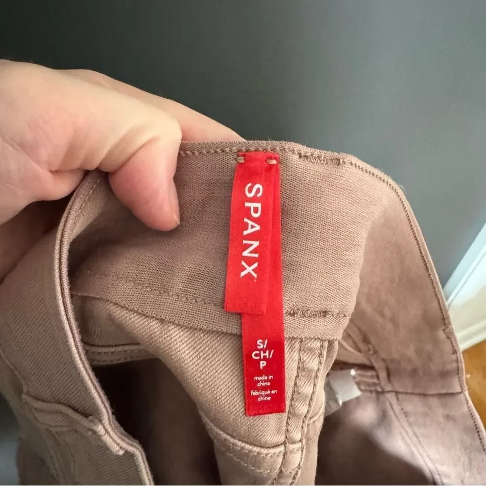 Spanx Twill Mauve 6” Shorts sz S